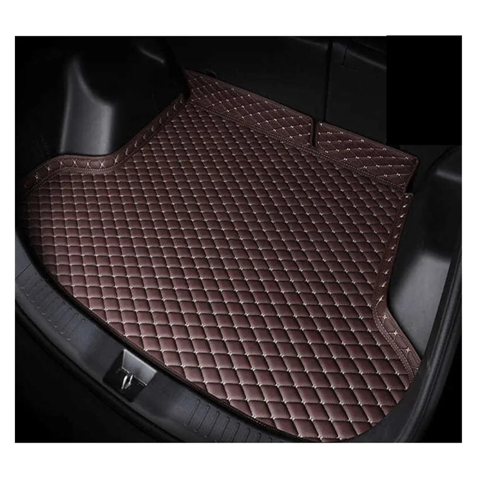 Kofferraum Schutzmatte Kofferraumwanne Set Teppiche Cargo-Liner Internes Zubehör Kofferraummatte Für Hyundai Für Ix35 2010 2011 2012 2013 2014 2015 Auto-Styling(Coffee) von DUDUYANG