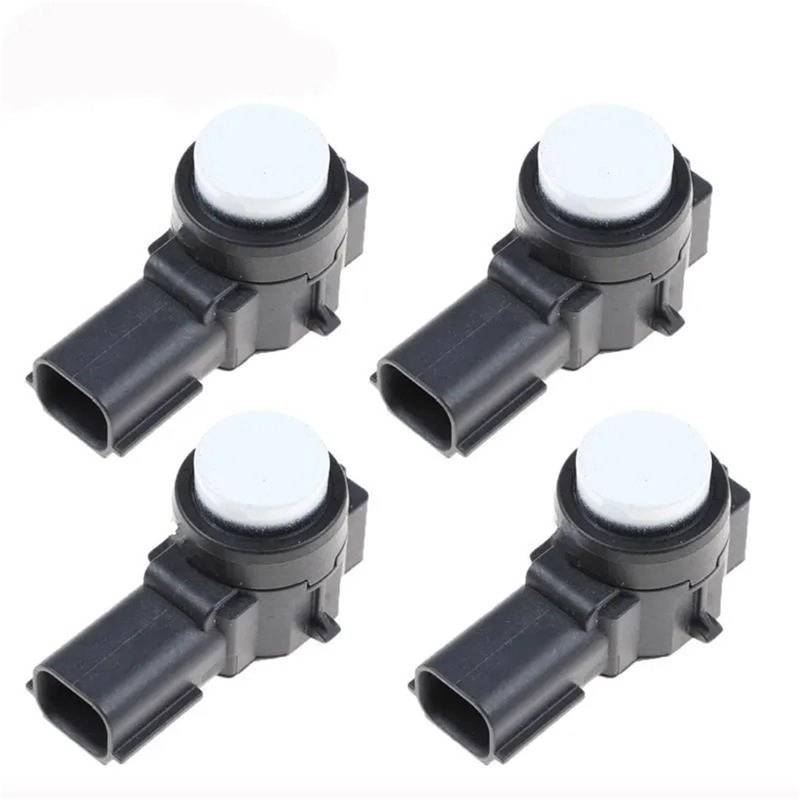 Parksensor Für GMC Für Sierra Für Yukon 52019546 52050134 84153946 PDC Einparkhilfe Sensor Einparkhilfe(4PCS White) von DUDUYANG