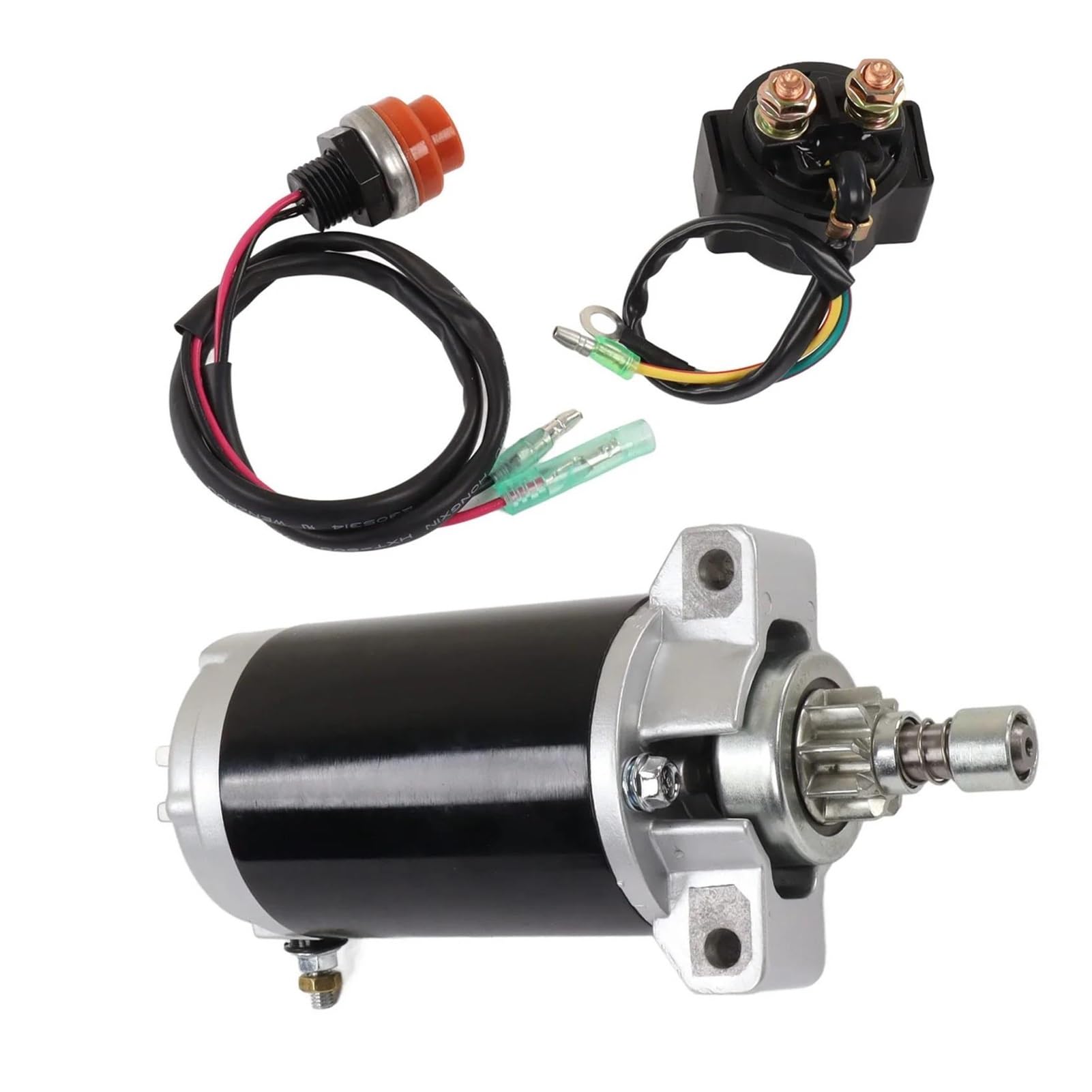 Startermotor 66T-81800 Außenbordmotor 66T-81800-02 Anlasser & Relais & Schalter Für 40 PS Für Enduro E40X E40XMH 40XWT 40XWH Bootsmotor Motor Anlasser von DUDUYANG