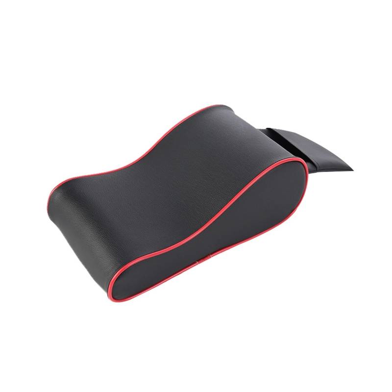 Auto-Armlehnenbox Armlehnenkissen für die Mittelkonsole im Auto Für mit Aufbewahrungstasche, leicht zu installieren, Memory Foam, PU-Leder, persönliches Autoelement-Zubehör(Armrest Cushion A) von DUEYUU