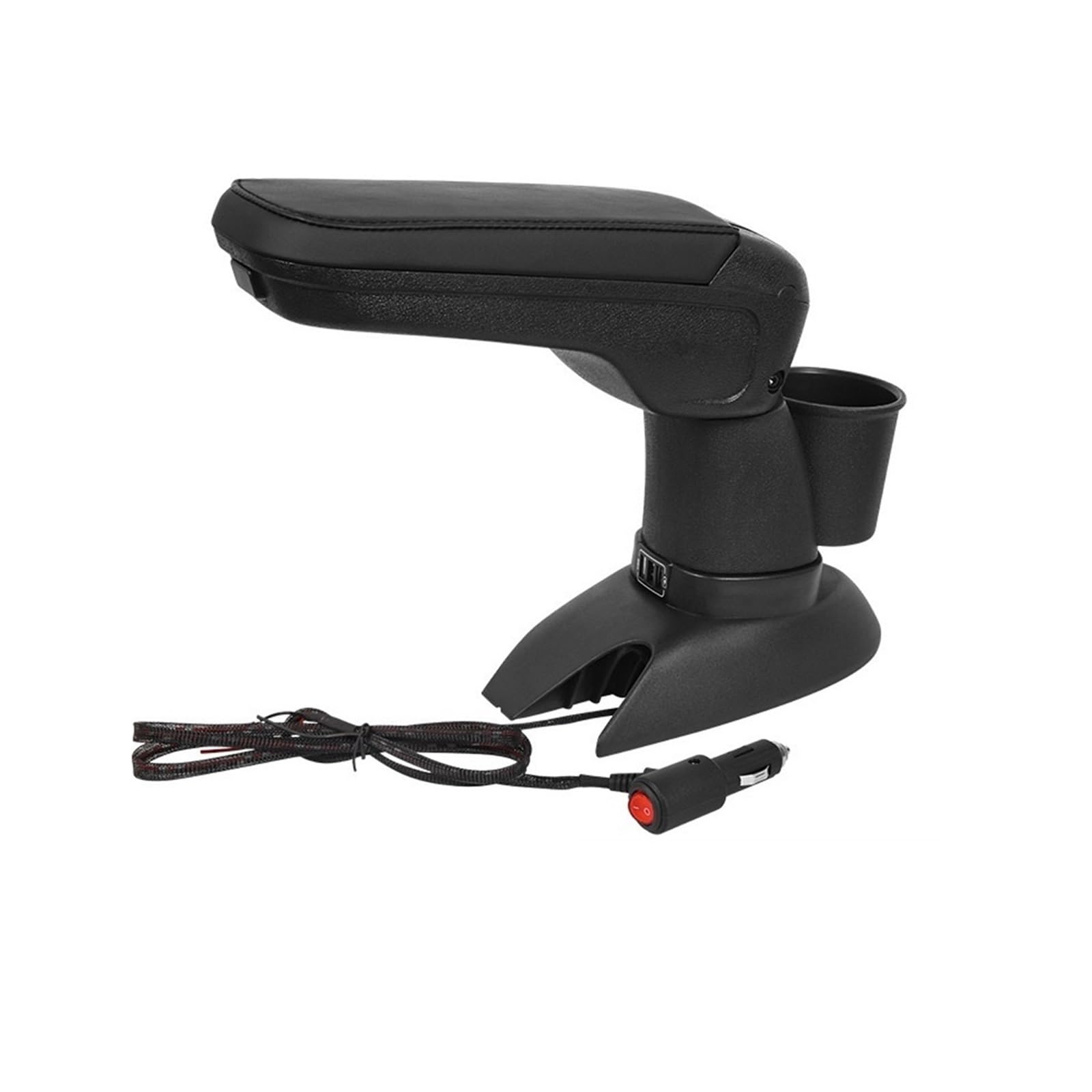 Auto-Armlehnenbox Auto Einstellbare Hand Rest für Sitz Armlehne Box Für MINI für COOPER F55 F56 F57 R55 R56 R57 R58 R59 R60 CLUBMAN COUNTRYMAN CABRIO(F55 F56 F57 USB) von DUEYUU