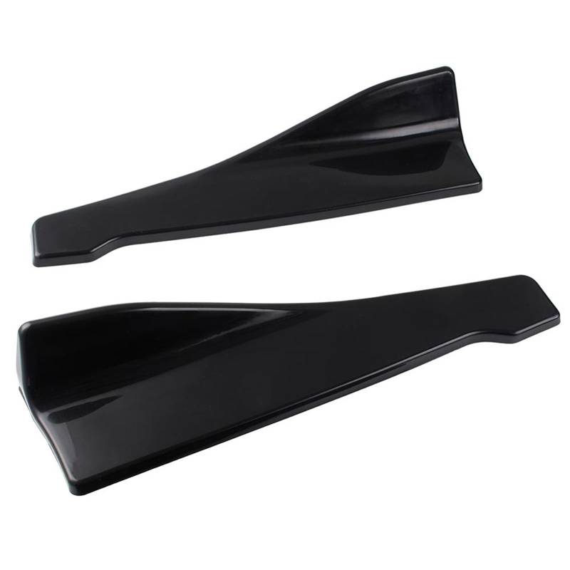 Auto-Seitenspoiler 2 Stücke Universal Auto Stoßstange Spoiler Hinten Lippe Winkel Splitter Diffusor Winglet Flügel Anti-Crash Seitenschweller Auto Styling von DUEYUU