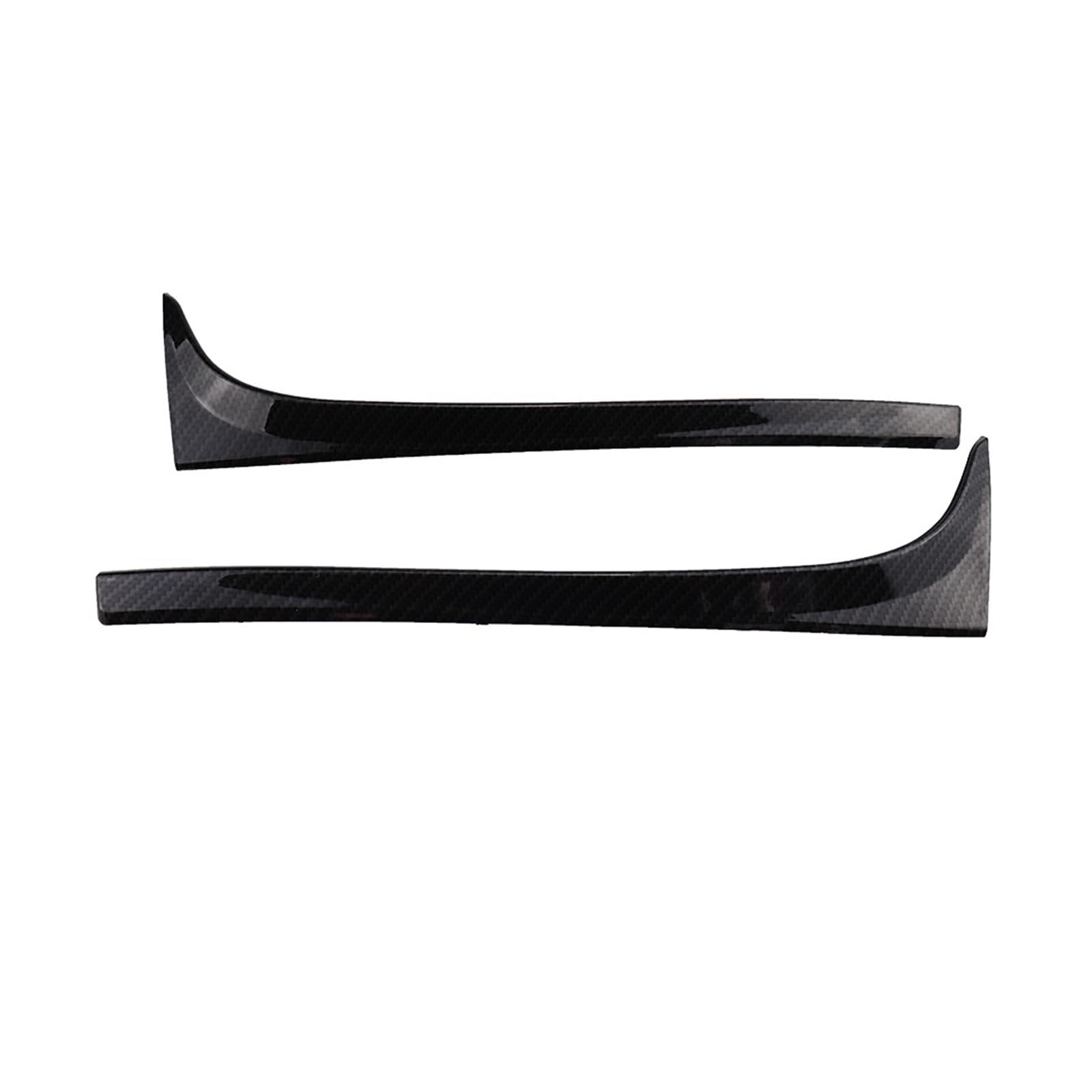 Auto-Seitenspoiler 2 teile/satz Hinten Fenster Seite Spoiler Flügel Lip Abdeckung Trim Aufkleber für VW für Golf 7 MK7 MK 7,5 R GTE GTD 2014-2018 Auto Zubehör(Carbon texture) von DUEYUU