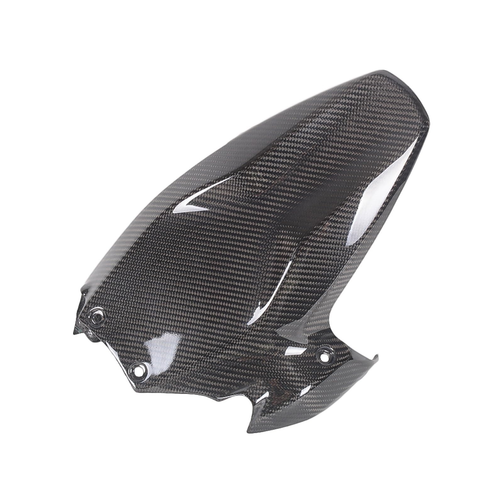 Auto-Seitenspoiler Carbon Fiber Motorrad Kotflügel Vorne Hugger Kotflügel Und Hinten Hugger für Ducati Streetfighter V2(Rear) von DUEYUU