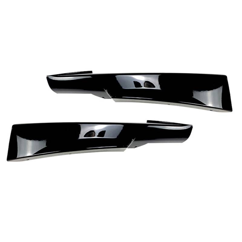 Auto-Seitenspoiler Für BMW 3er Frontstoßstange Seitensplitter Abdeckung Lippe Auto E90 320i 330i MTech LCI 2009-2012 Nebelscheinwerfer Luft für Entlüftung(Gloss Black) von DUEYUU