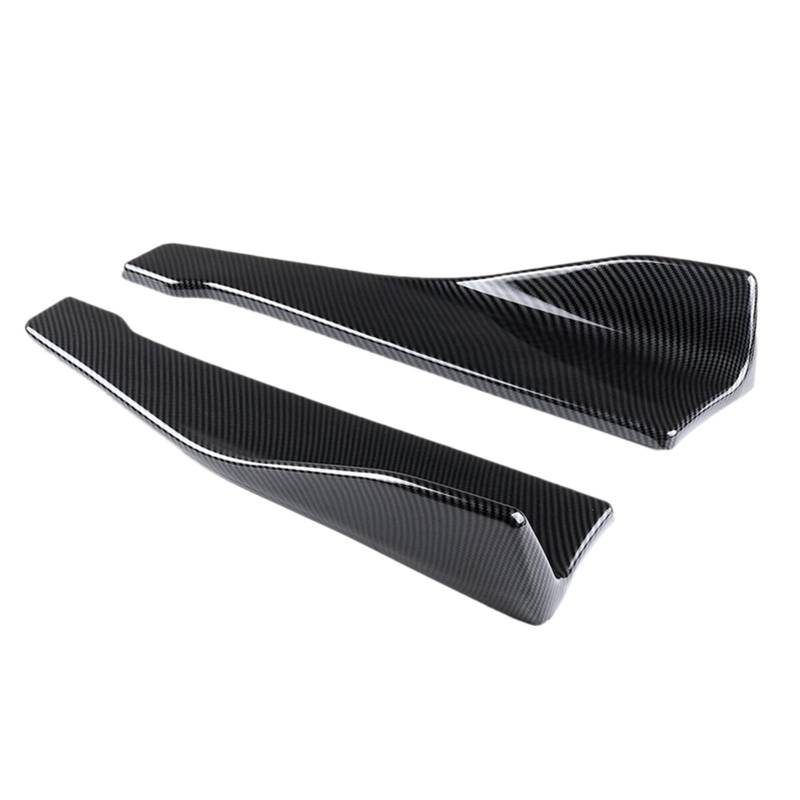 Auto-Seitenspoiler RS3 RS4 RS5 RS6 A6 C6 C5 A4 A3 1 Paar 48cm Heckstoßstangenschutz Diffusor Lip Splitter Schürze Spoiler Seitenschweller(1) von DUEYUU