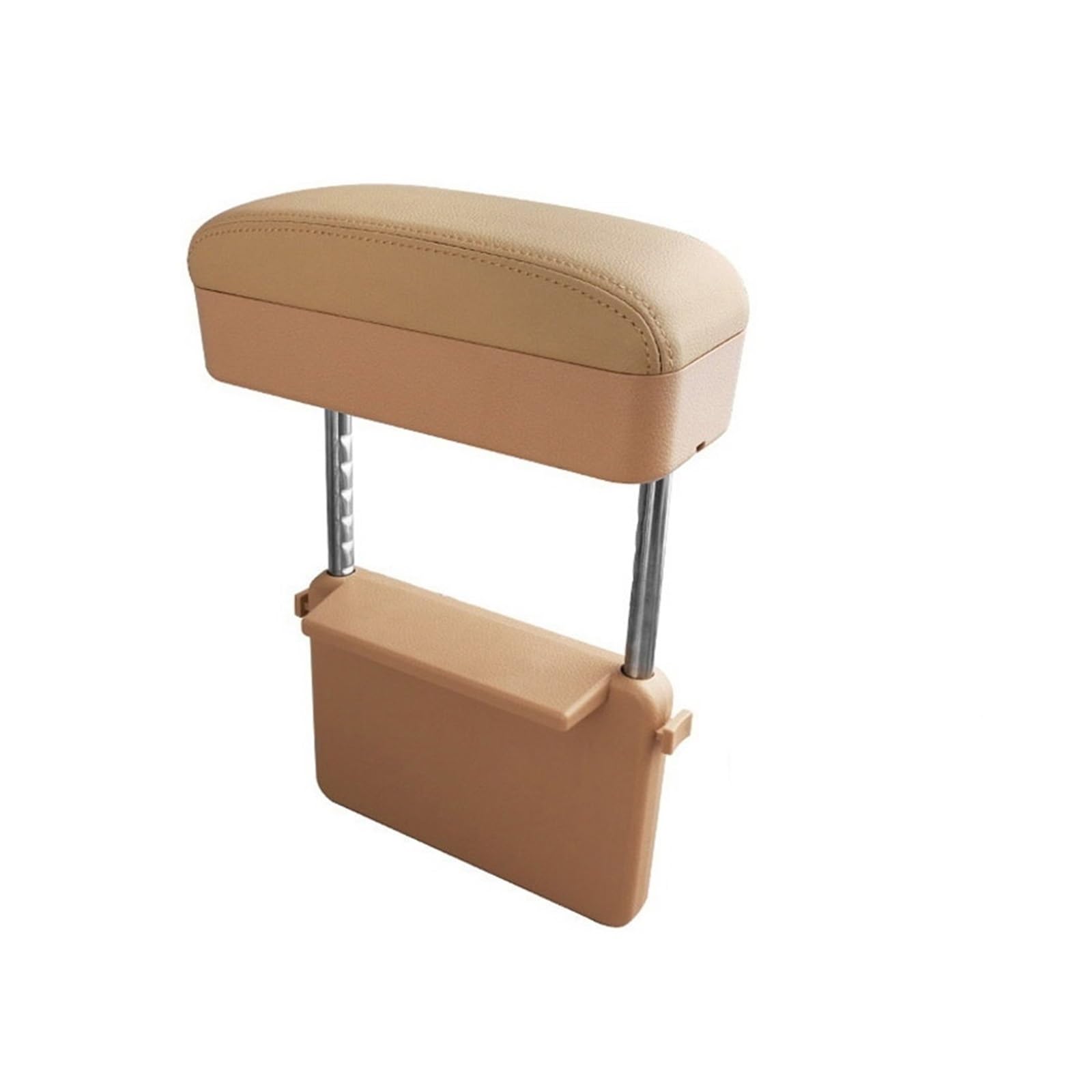 DUEYUU Auto-Armlehnenbox Armlehne Box Auto Armlehne Organizer Zubehör Kissen Für Auto Ellenbogen Unterstützung Universal Wärme Karte(Beige Type 1) von DUEYUU