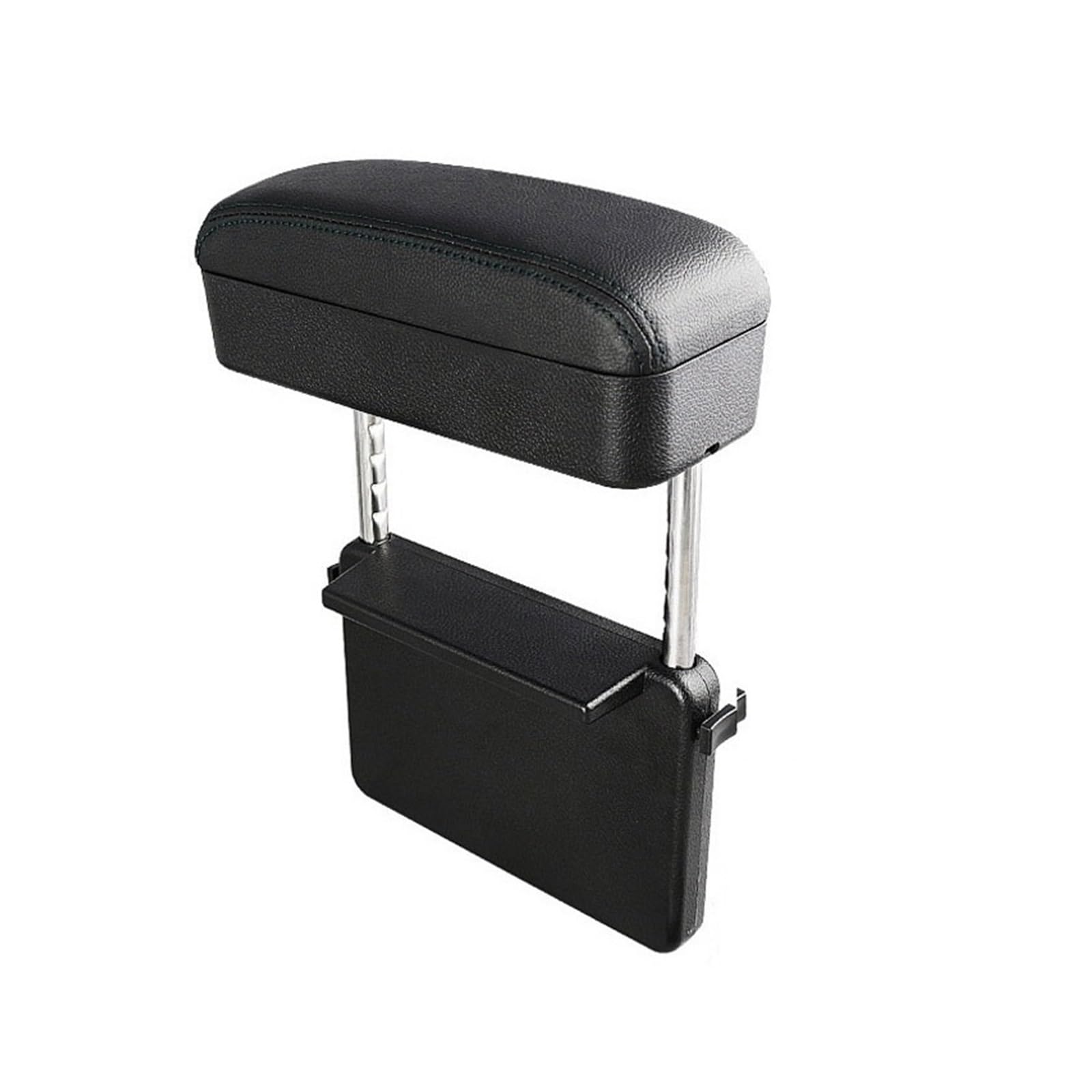 DUEYUU Auto-Armlehnenbox Armlehne Box Auto Armlehne Organizer Zubehör Kissen Für Auto Ellenbogen Unterstützung Universal Wärme Karte(Black Type 1) von DUEYUU