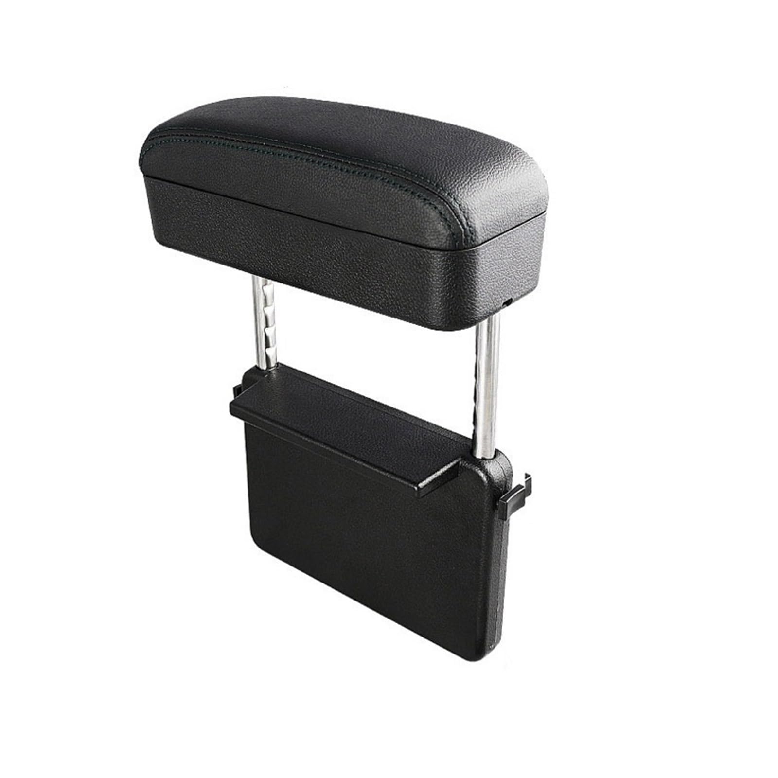 DUEYUU Auto-Armlehnenbox Armlehne Box Auto Armlehne Organizer Zubehör Kissen Für Auto Ellenbogen Unterstützung Universal Wärme Karte(Black Type 2) von DUEYUU