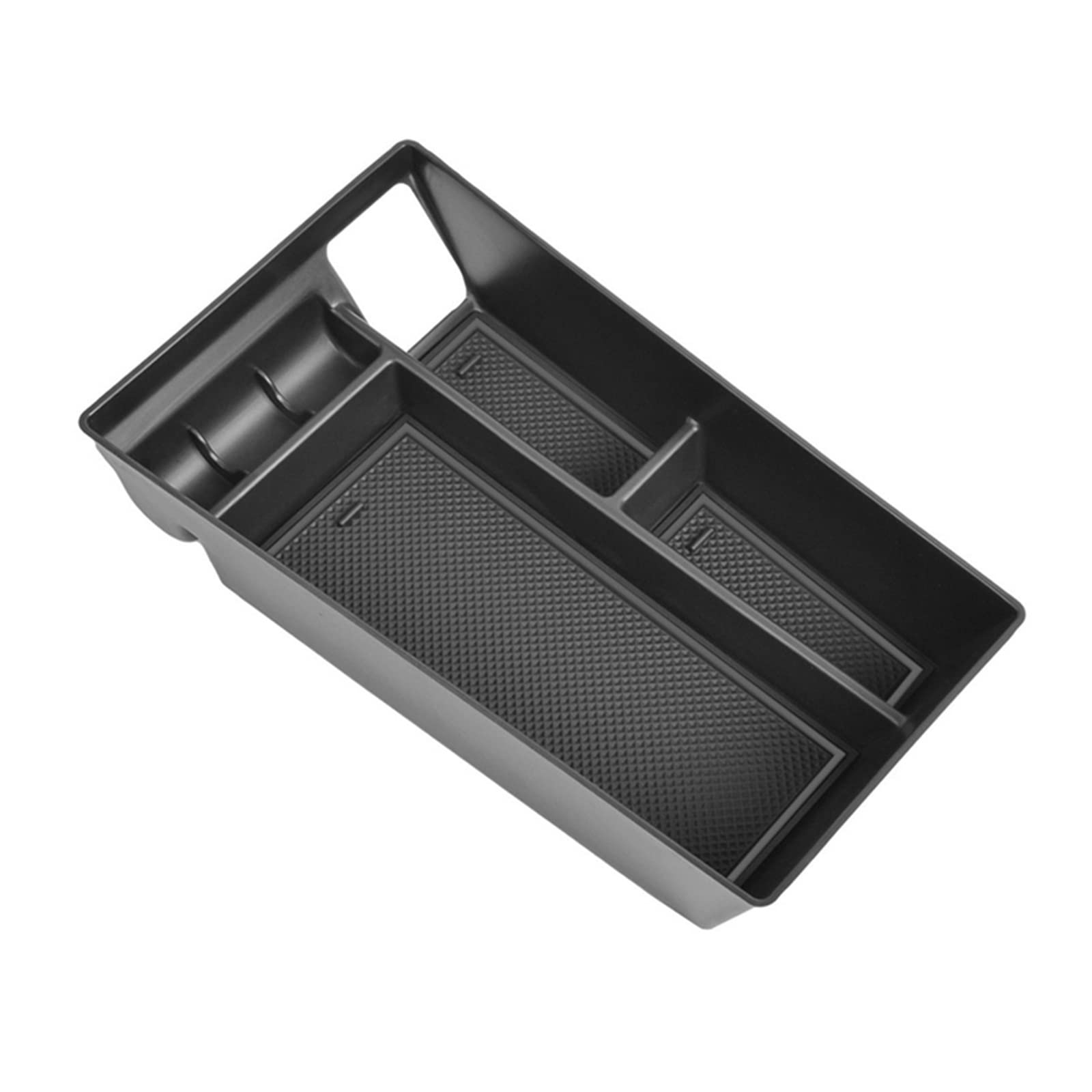 DUEYUU Auto-Armlehnenbox Auto Armlehne Box für Ford für Mustang Mach-E 2021 2022 Zubehör Center Console Organizer Innen Lagerung Box Fach(Schwarz) von DUEYUU