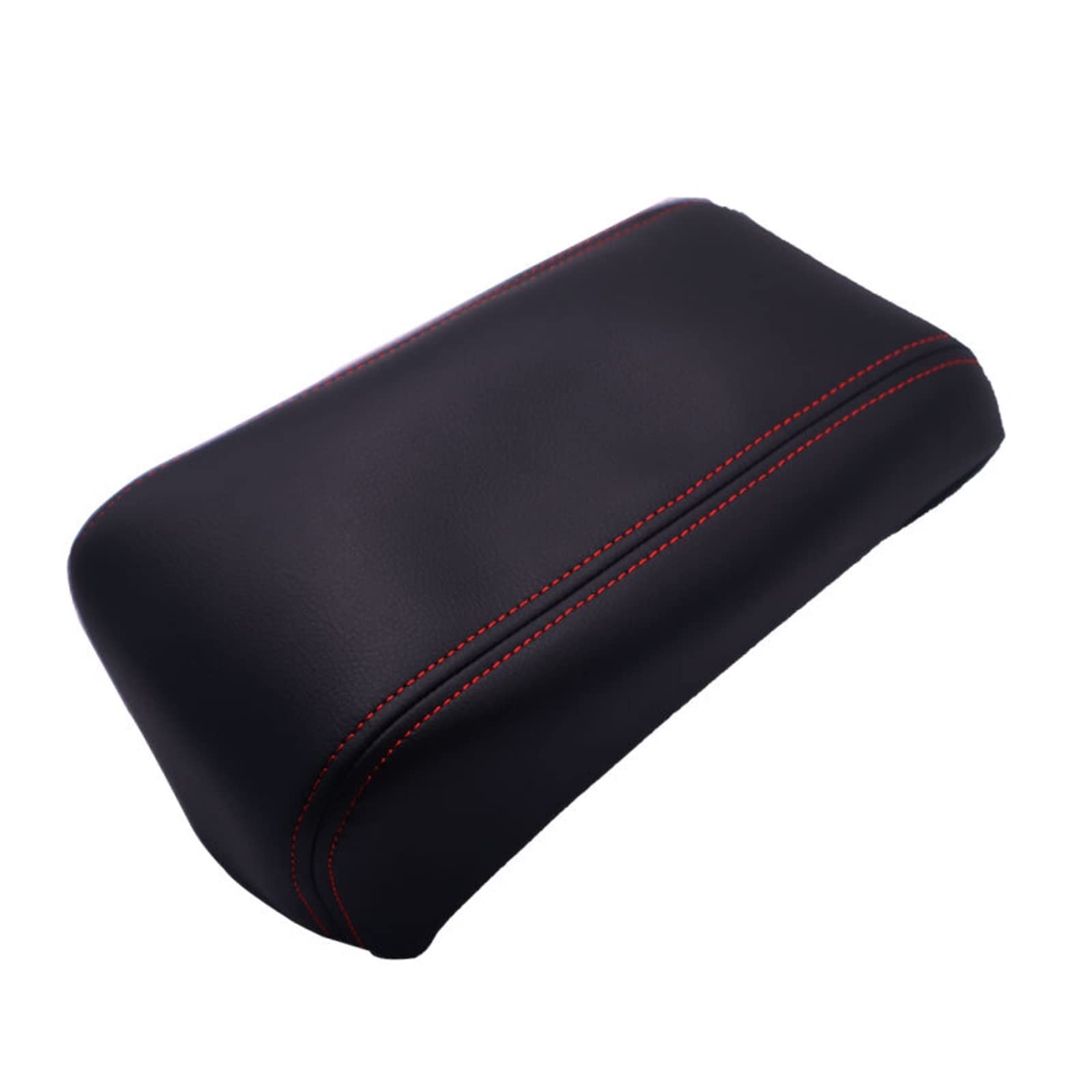 DUEYUU Auto-Armlehnenbox Center Console Armlehne Box Abdeckung Mikrofaser Leder Schutz Trim Für Hyundai Für Tucson 2006-2013(Black-red line) von DUEYUU