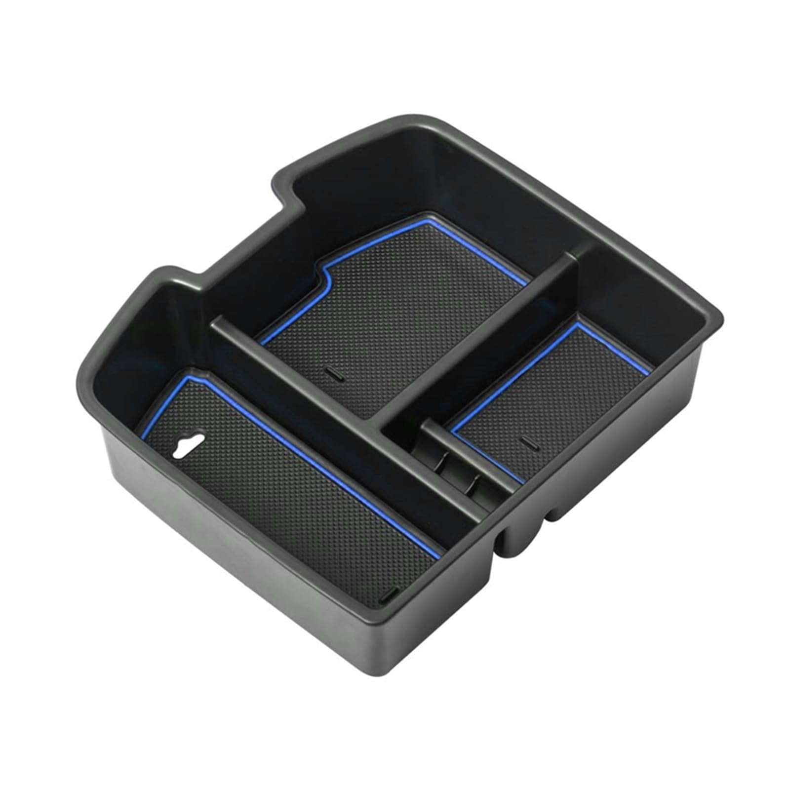 DUEYUU Auto-Armlehnenbox Center Console Organizer Fach Für Chevrolet Avalanche für Chevy für Tahoe Silverado für GMC für Sierra für Pickup für LKW(Blau) von DUEYUU