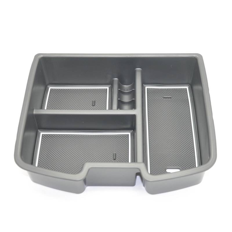 DUEYUU Auto-Armlehnenbox Center Console Storage Organizer Fach für Chevy Silverado Avalanche für Yukon 07-14(Weiß) von DUEYUU