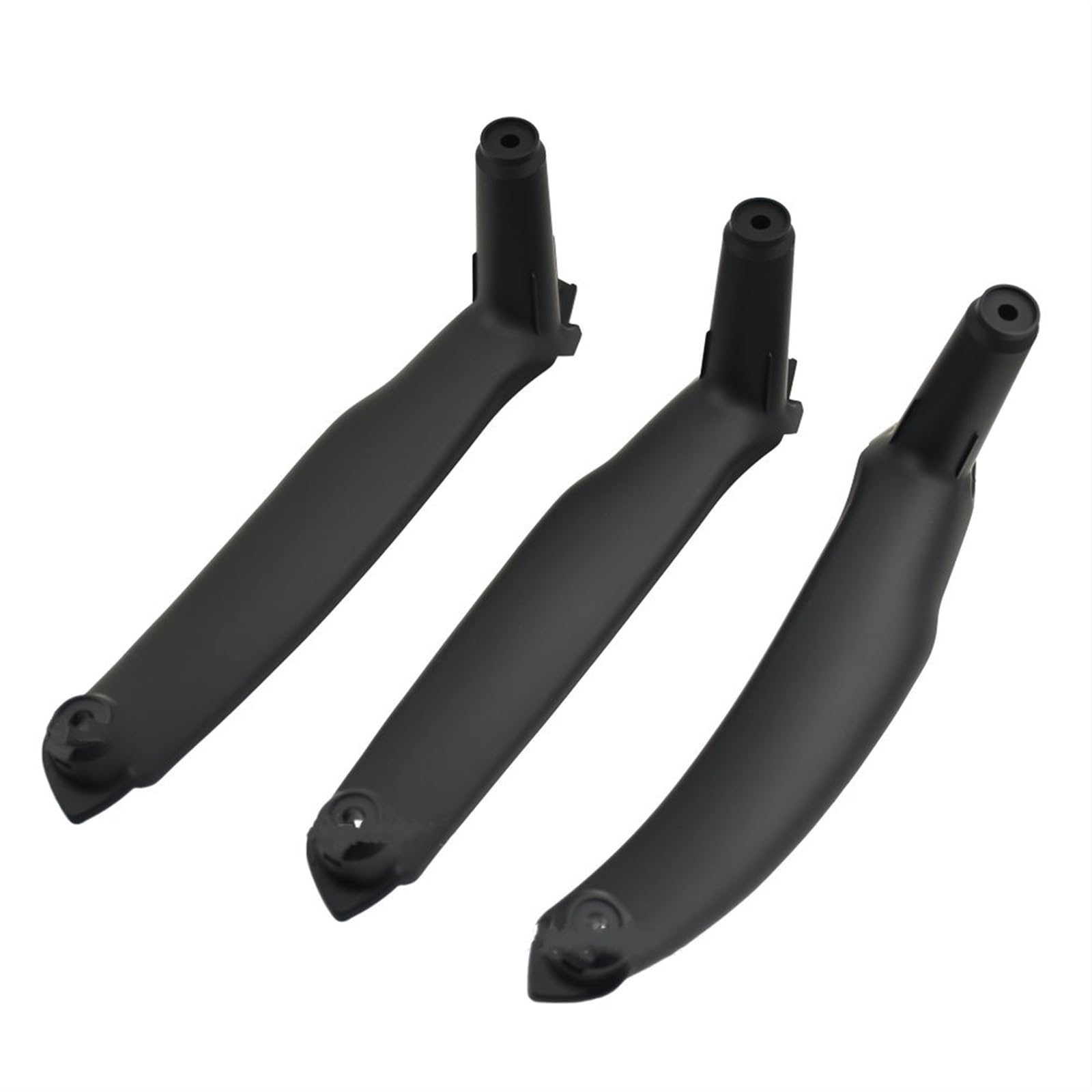 DUEYUU Auto-Innentürgriffe Für BMW E70 E71 X5 X6 Auto Armlehne Links Vorne Fahrerseite Für Sitz Innen Tür Griff Innen Panel Pull Trim Abdeckung(Black 3pcs) von DUEYUU