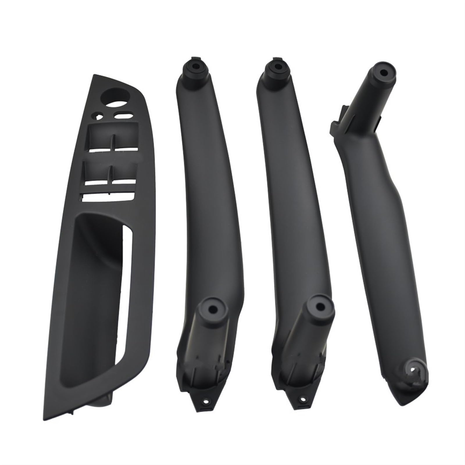 DUEYUU Auto-Innentürgriffe Für BMW E70 E71 X5 X6 Auto Armlehne Links Vorne Fahrerseite Für Sitz Innen Tür Griff Innen Panel Pull Trim Abdeckung(Black 4pcs) von DUEYUU