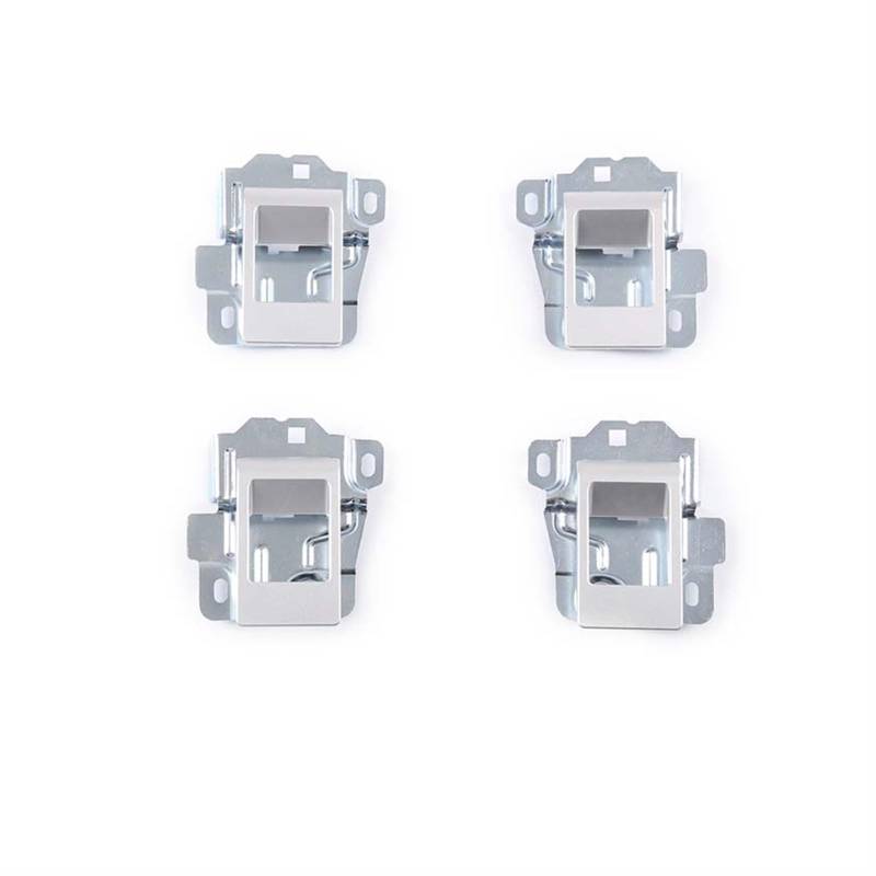 DUEYUU Auto-Innentürgriffe Für Land Für Rover Für Defender 90 110 130 2004-2018 Autoinnenraum-Innentürgriff-Ersatzset(Silver 4-Pcs) von DUEYUU