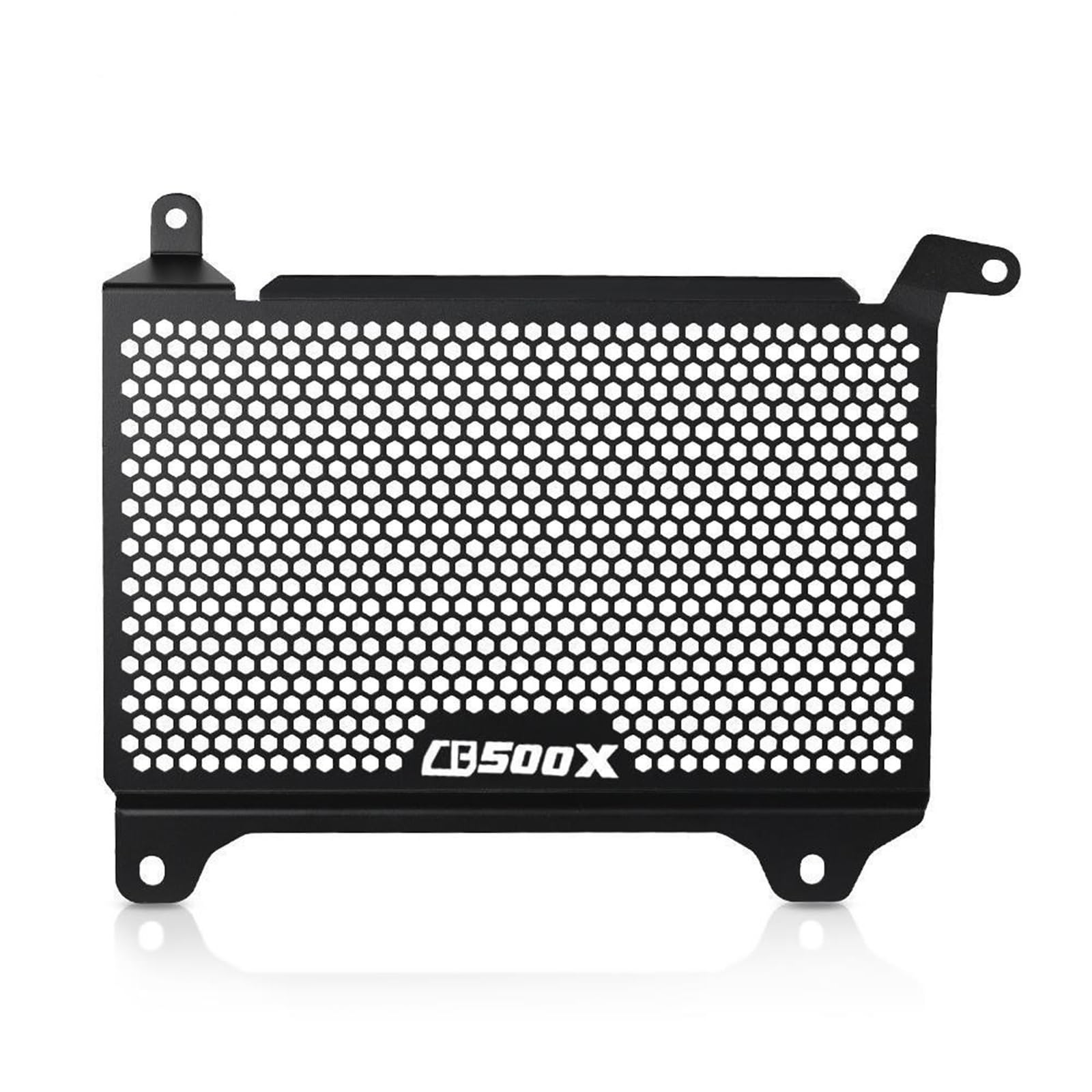 DUEYUU Motorradwasser -Retikulations -Tanks Für CB500X CB 500X CB500 X 2019-2023 für Kühlerschutz für Tankgrillschild für Motorkühlerschutz, Netzabdeckung(Black CB500X) von DUEYUU