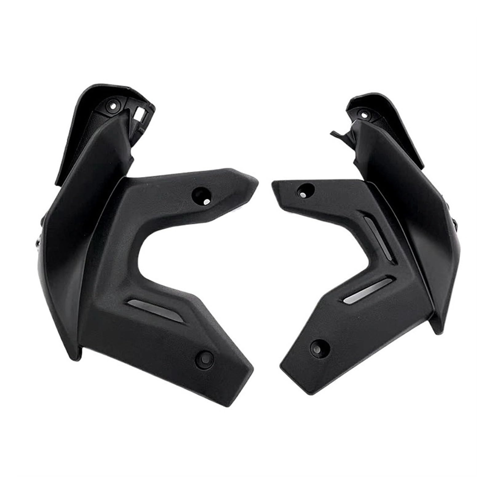 DUEYUU Motorradwasser -Retikulations -Tanks Für Kawasaki Z650 2020-2022 für Kühler Seiten Abdeckung Links Rechts Panel Verkleidung Gugel Motorrad Zubehör(Matte Black) von DUEYUU