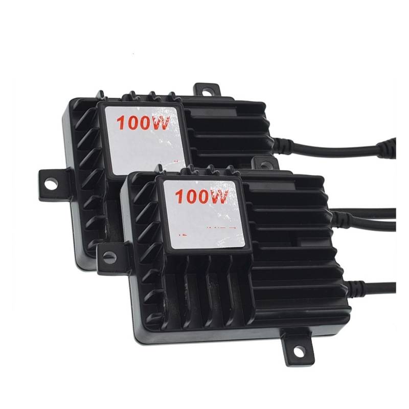 DUEYUU Versteckte Vorschaltstoff 2PCS 24V 100W Schlankes Ersatz-Vorschaltgerät für LKW-Scheinwerferlampe H1 von DUEYUU