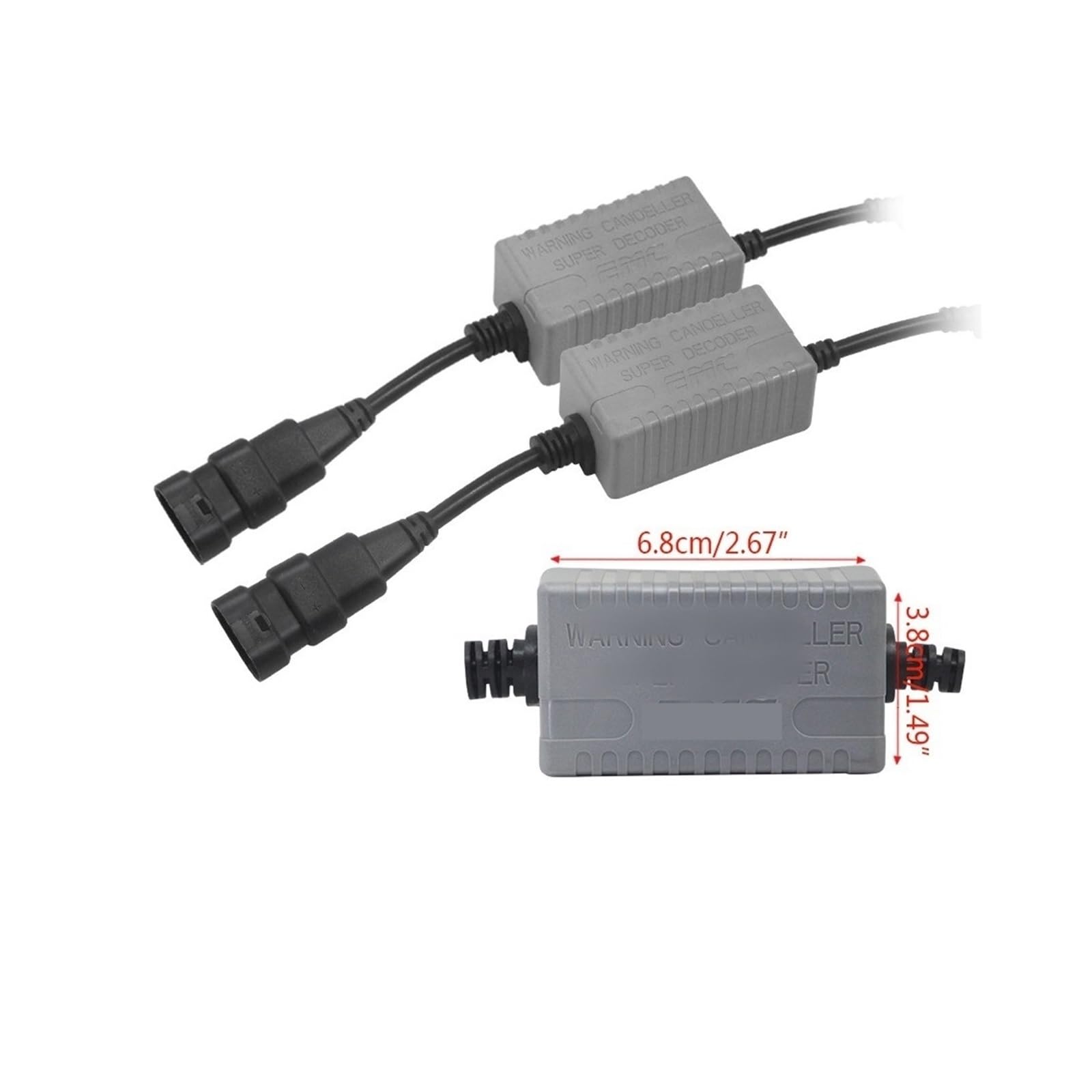 DUEYUU Versteckte Vorschaltstoff Für Xenon-Vorschaltgerät Slim Digital Block Ignition No Error Ballast 55W 12V Für Xenon-Lampe H1 H7 H4 H3 H8 H11 9005 9006 881(1PCS) von DUEYUU