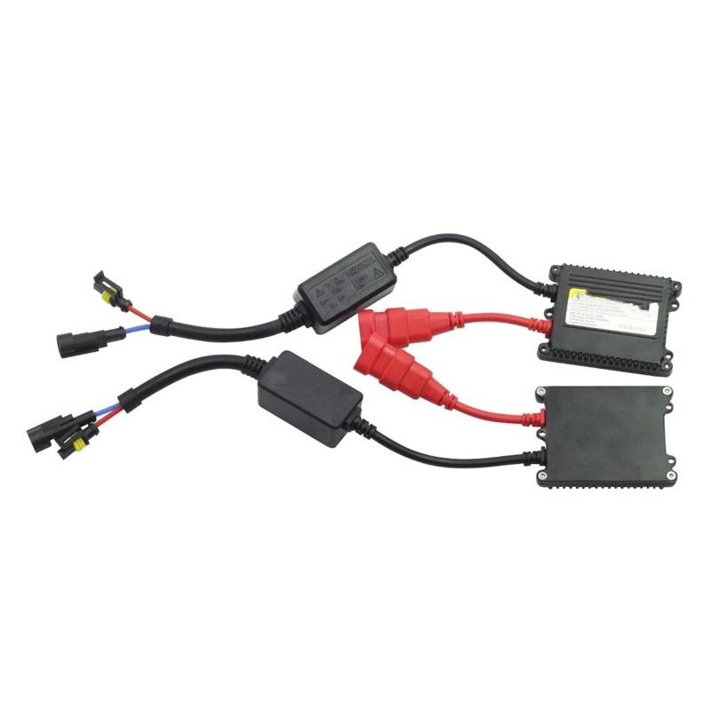 DUEYUU Versteckte Vorschaltstoff HID-Vorschaltgeräte für Wechselstrom, für Xenon-Vorschaltgerät, 35 W, 55 W, 12 V, Slim-Block-Digital-Vorschaltgerät(2PCS) von DUEYUU