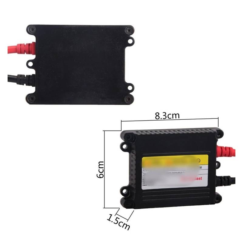 Versteckte Vorschaltstoff 35W 55W 12V DC Auto für Xenon Vorschaltgerät Zündung elektronisches Vorschaltgerät für(2PCS,35W) von DUEYUU