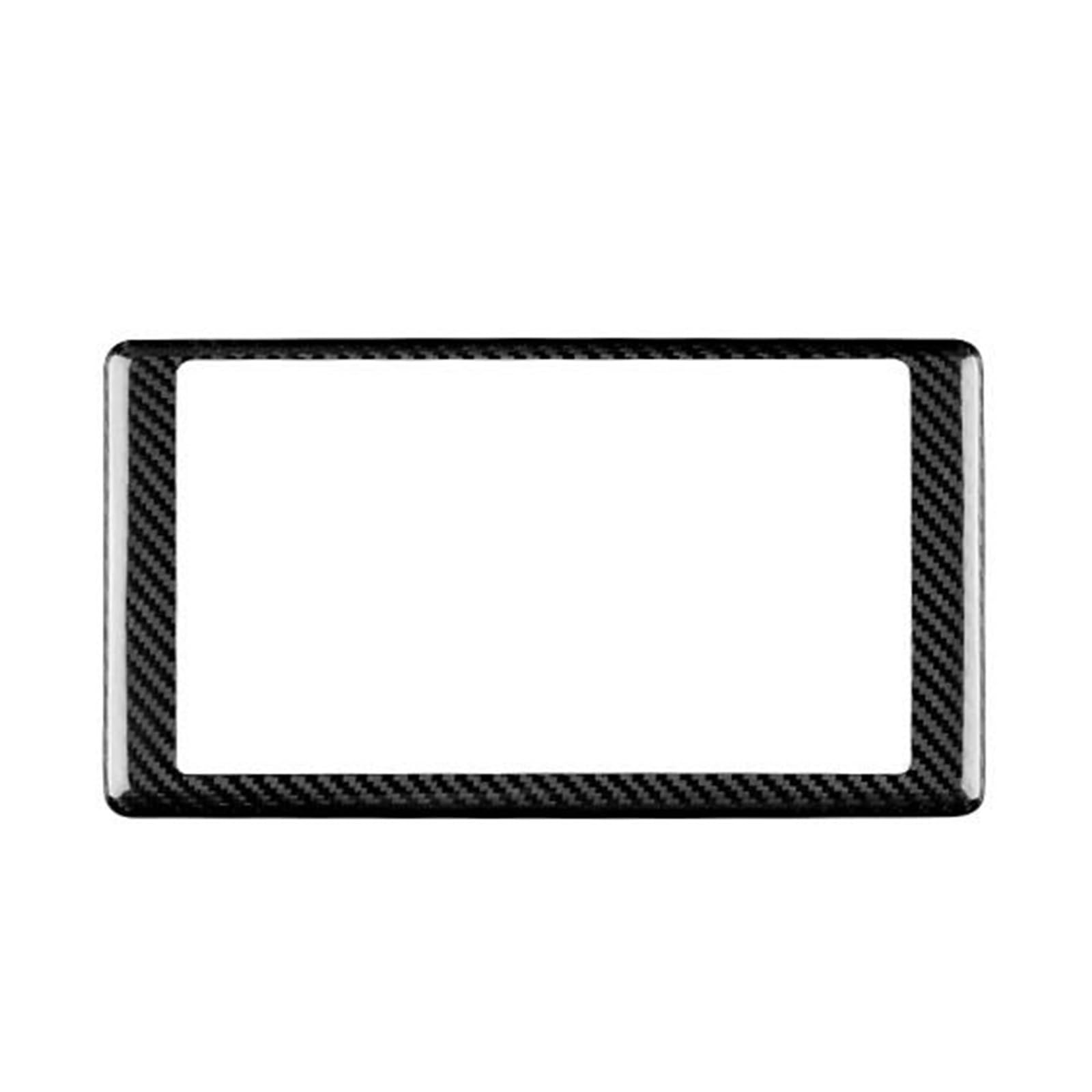 Zierleiste Mittelkonsole Auto Navigation Panel Innen Zubehör Harte Carbon Faser Aufkleber Für BRZ Für GR86 2021-2024 RHD LHD(Schwarz) von DUEYUU