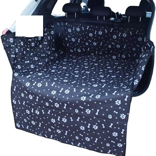 DUNSBY Hunde autositz Haustierträger Hund Autositzbezug Kofferraum Matte Abdeckung Schutz for Katzen Hunde(Black) von DUNSBY