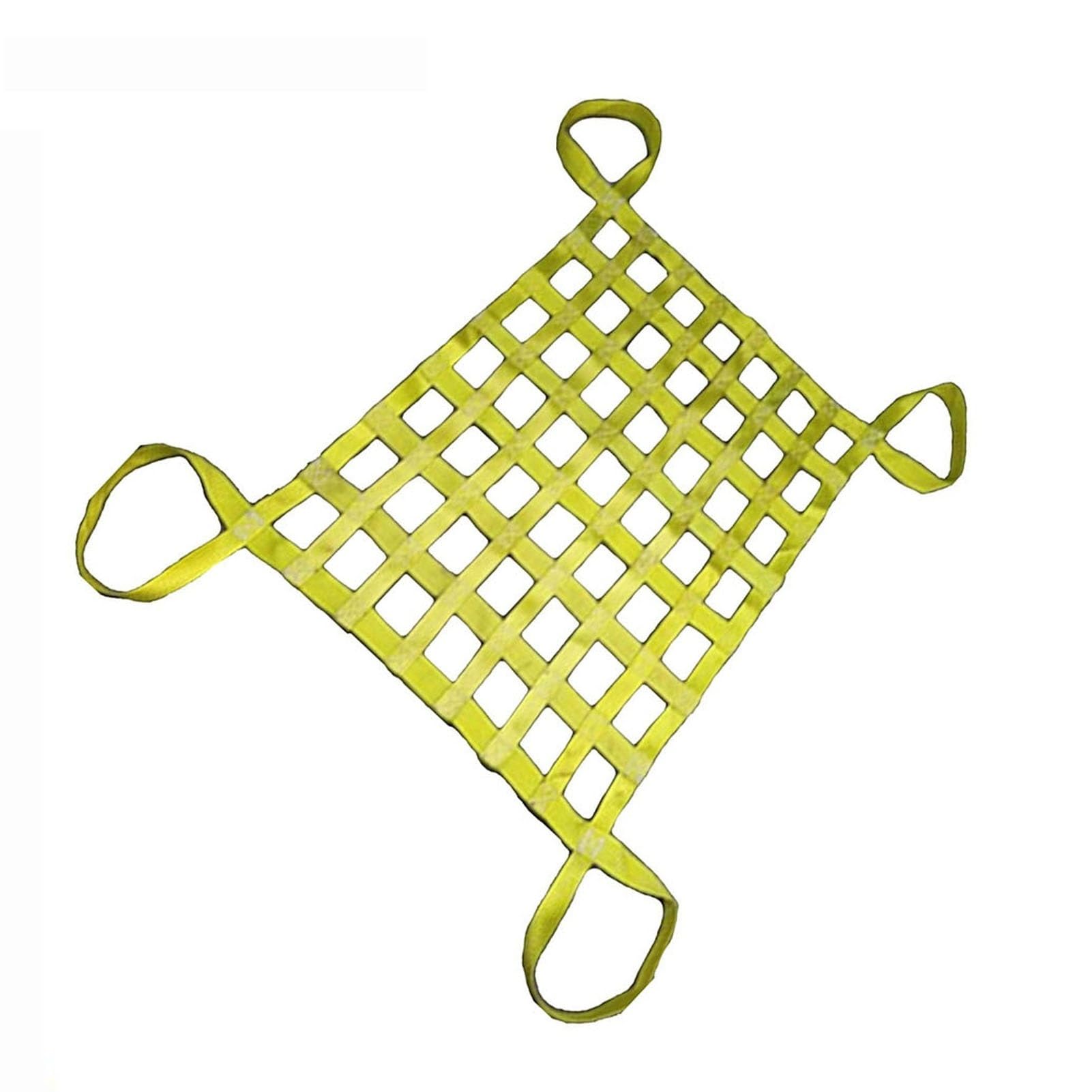 Hebenetzgurte – Schlingennetz, Gurtbandnetz Ladungssicherungsnetz, Last 0,3–3,5t Hebesack, Be Und Entladen Von Garten Hebenetzgurten, Handhabungsgurten, Outdoor Kletter Sicherheitsnetz(1 X 1M/Mesh 10c von DUOAZJL