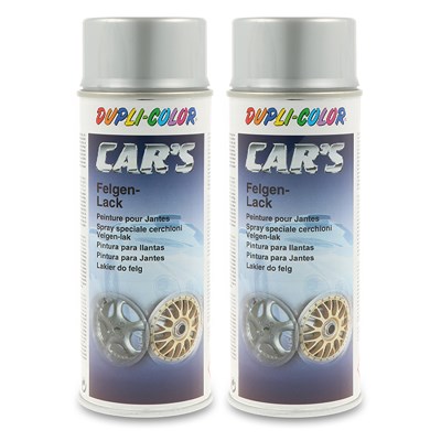 Dupli Color 2x 400 ml CAR'S Rallye-Lack Spraydose Alu Felgensilber [Hersteller-Nr. 385919] von DUPLI COLOR