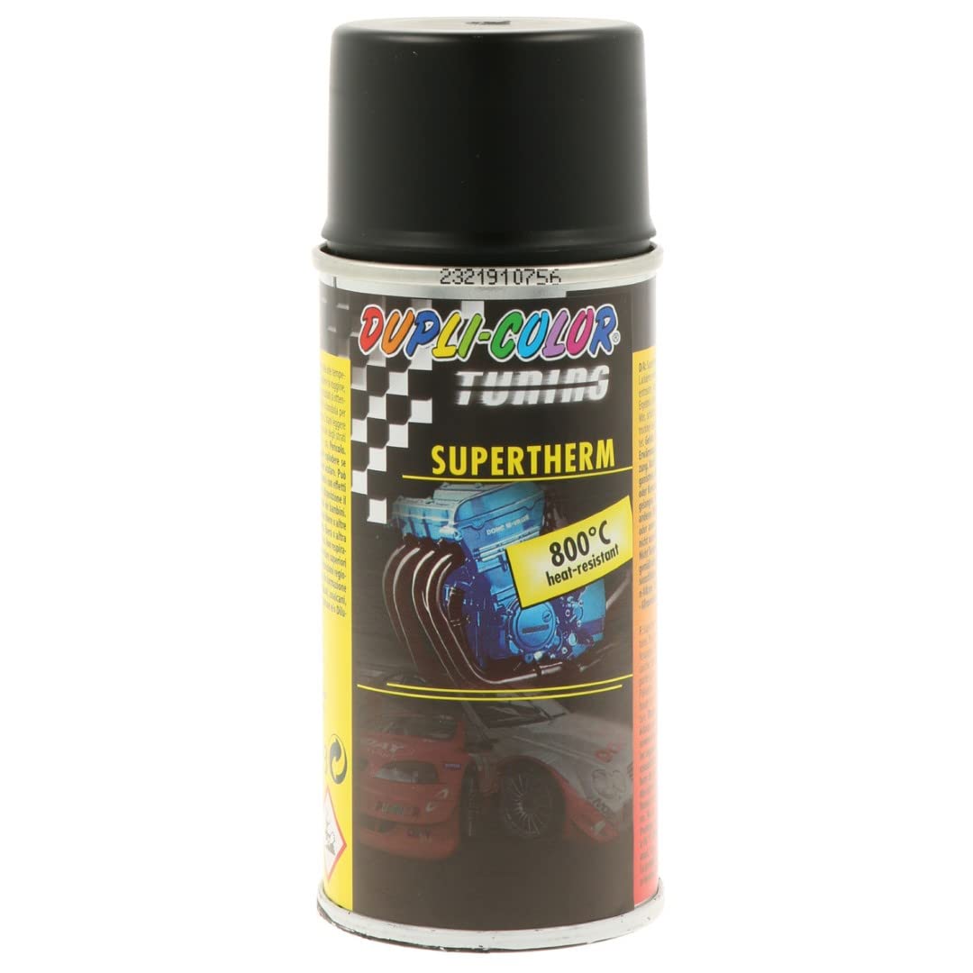 DUPLI-COLOR 133770 Supertherm schwarz 800°C 150 ml von DUPLI-COLOR