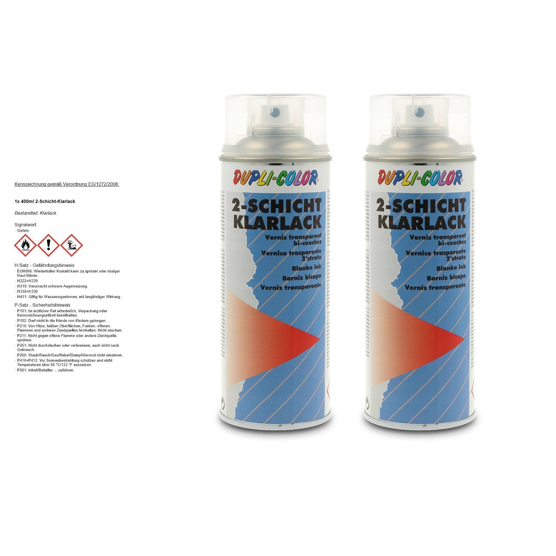 DUPLI COLOR 2x 400ml 2-Schicht-Klarlack von DUPLI COLOR