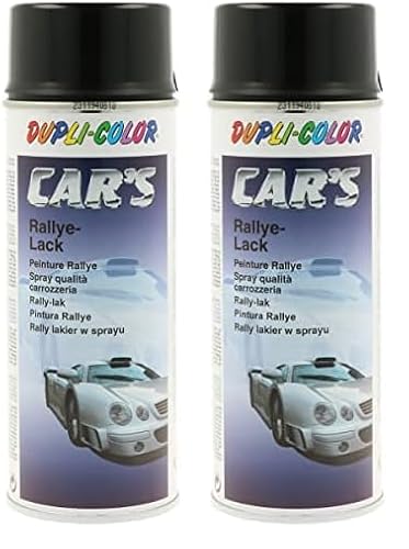 DUPLI-COLOR 385865 CAR´S schwarz glänzend 400 ml (Packung mit 2) von DUPLI-COLOR