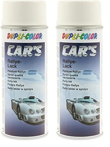 DUPLI-COLOR 385896 CAR´S weiß glänzend 400 ml (Packung mit 2) von DUPLI-COLOR