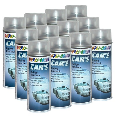 Dupli Color 12x 400ml Car's Rallye-Klarlack [Hersteller-Nr. 720352] von DUPLI COLOR