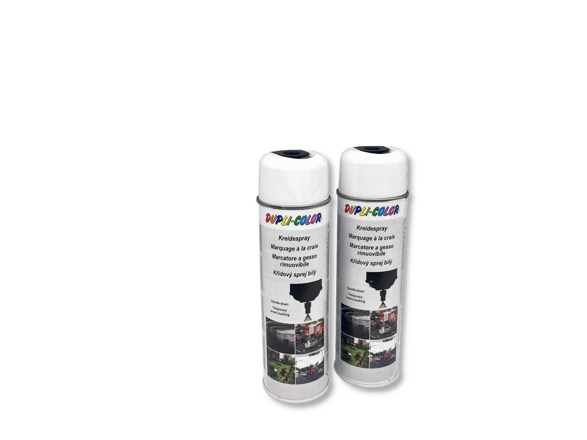 Dupli-Color | 2x Kreidespray 500ml 133985 weiss von DUPLI-COLOR