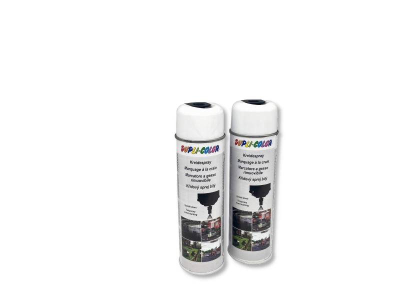 Dupli-Color | 2x Kreidespray 500ml 133985 weiss von DUPLI-COLOR