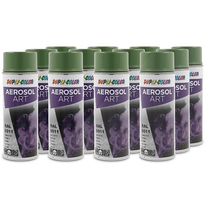 Dupli Color 12x 400ml Aerosol Art RAL 6011 resedagrün glänzend [Hersteller-Nr. 741203] von DUPLI COLOR