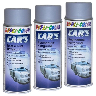 Dupli Color 3x 400ml Car's Rostschutz-Haftgrund grau [Hersteller-Nr. 385889] von DUPLI COLOR