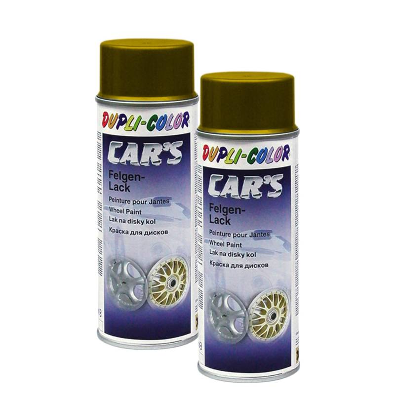 2X DUPLI-Color Cars FELGENGOLD FELGE Gold Glanz SCHUTZLACK Stahl LEICHTMETALL 40 von DUPLI_bundle