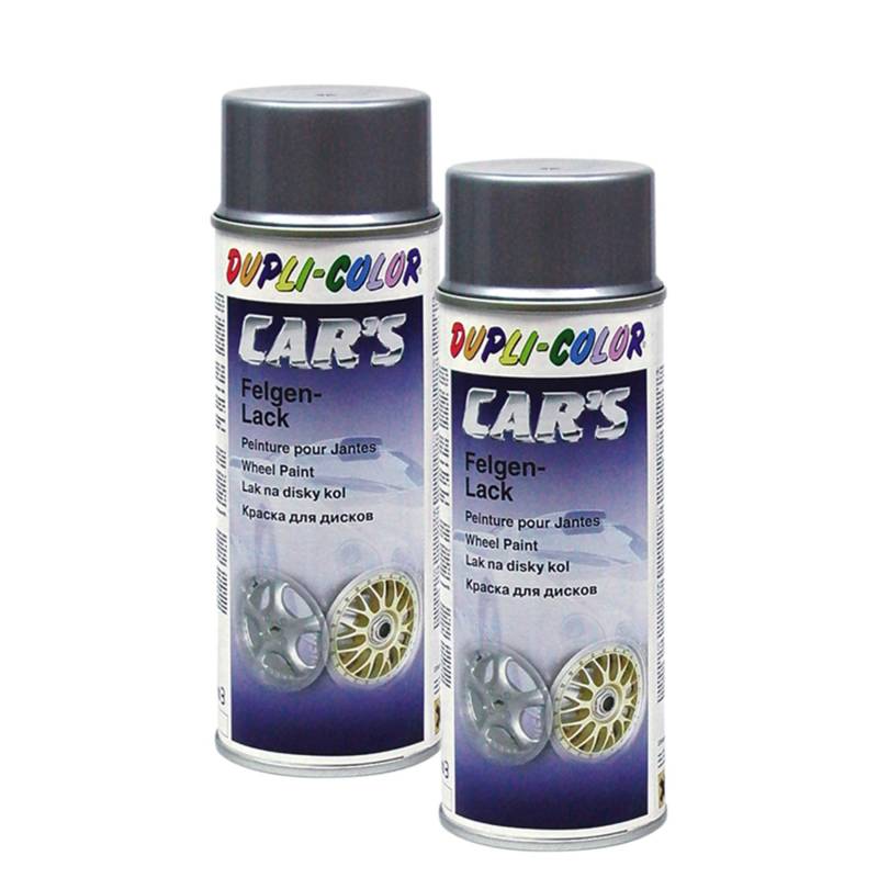 2X DUPLI-Color Cars FELGENSILBER FELGE SCHUTZLACK DAUERHAFT HOCHPIGMENTIERT 600 von DUPLI_bundle