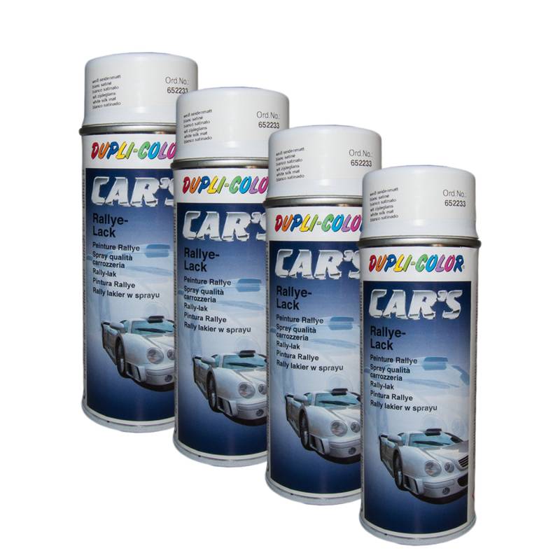 DUPLI_bundle 4X Dupli-Color Cars Spray Weiss SDM. 400ml 652233 von DUPLI_bundle