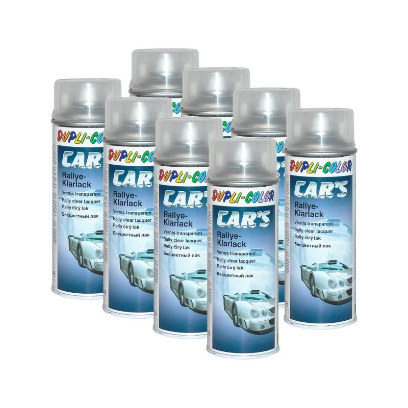 DUPLI_bundle 8X Dupli-Color Cars Rallye Klarlack Vernis transparent 400ml 385858 von DUPLI_bundle