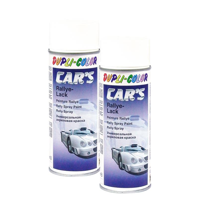 DUPLI_bundle 2X Dupli-Color Cars Rallye Spray Weiss weiß gl. 400ml 385896 von DUPLI_bundle