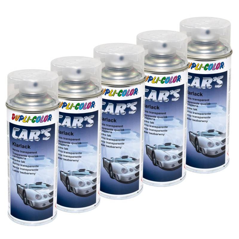 Klarlack Lack Spray Car's Dupli Color 385858 glänzend 5 X 400 ml von DUPLI_bundle