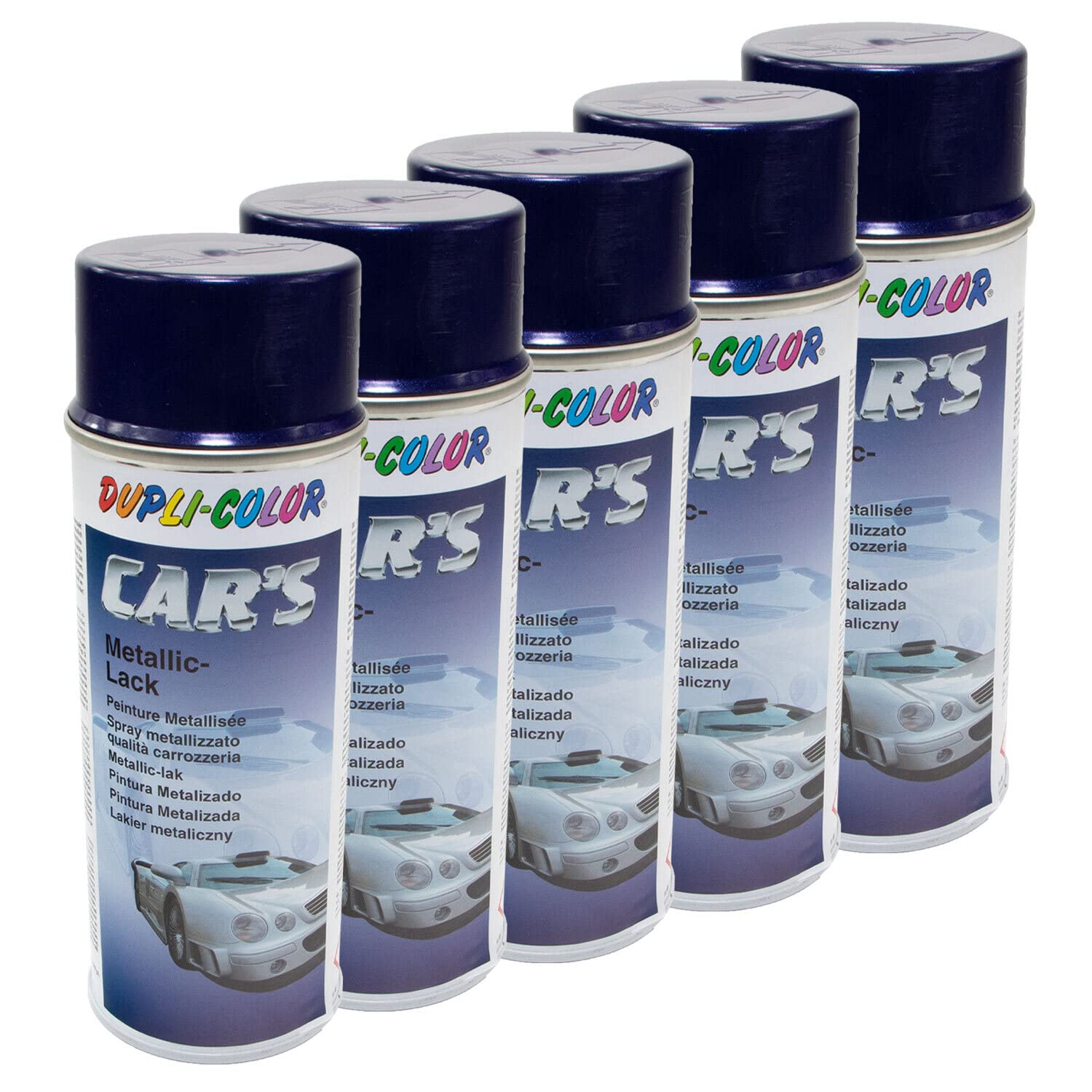 Lackspray Spraydose Sprühlack Cars Dupli Color 706844 blau-lila metallic 5 X 400 ml von DUPLI_bundle