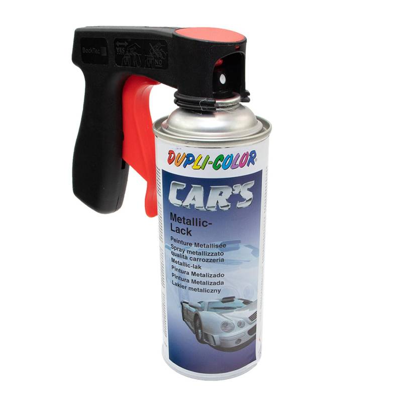 Lackspray Spraydose Sprühlack Cars Dupli Color 706875 schwarz metallic 400 ml mit Pistolengriff von DUPLI_bundle