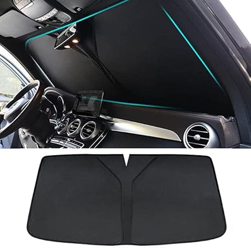 Auto Sonnenblende für BMW 2 Series Single Door F22 2014-2023, Auto Vorn Sonnenschutz,Sonnenschutz Windschutzscheibe Abdeckung Car Sunshade Umbrella Wasserdicht staubdicht von DURAGS