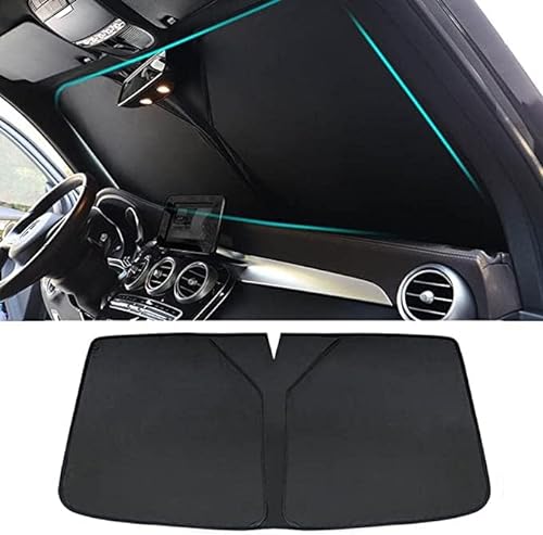 Auto Sonnenblende für Toyota Land Cruiser 200 LC200 2008-2018, Auto Vorn Sonnenschutz,Sonnenschutz Windschutzscheibe Abdeckung Car Sunshade Umbrella Wasserdicht staubdicht von DURAGS