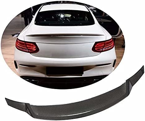 Premium Kohlefasermaterial Auto Heckspoiler für Mercedes Benz C Class W205 C205 C43 C63 AMG Coupe 2015-2019, Kofferraumdeckel HeckflüGel Spoiler Flügel, 3M Kleber Einfache Installation von DUROD